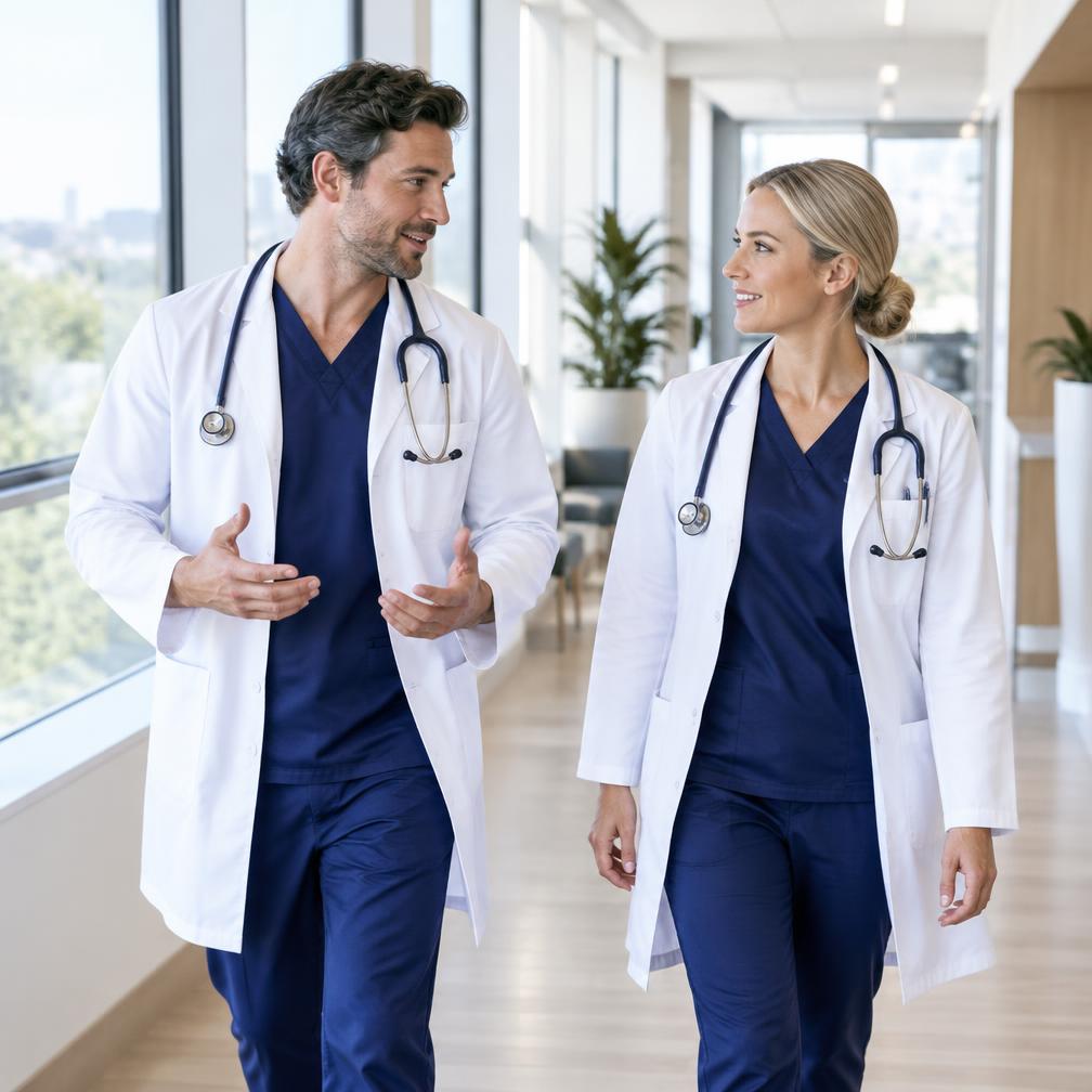 Two Complete Health Clinic practitioners in the clinic